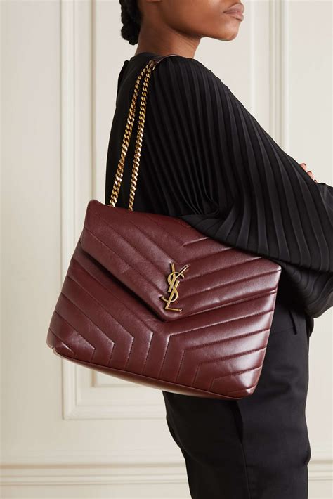 LOULOU MEDIUM IN QUILTED LEATHER .